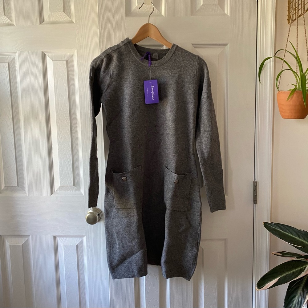 Seraphine Maternity & Nursing Sweater Dress